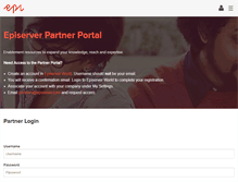 Tablet Screenshot of partner.episerver.com